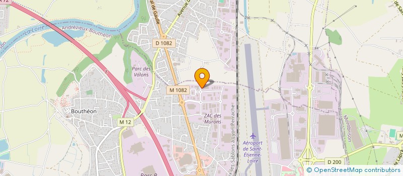 localisation de l'entreprise COSMIMMO 42  ANDREZIEUX-BOUTHEON