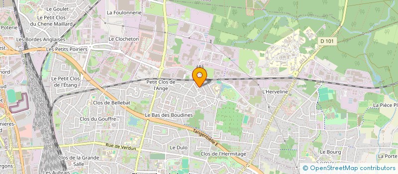 localisation de l'entreprise COSMIQUE  FLEURY-LES-AUBRAIS