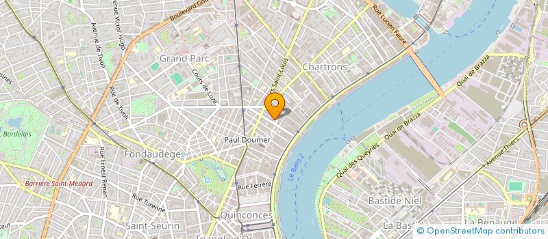 localisation de l'entreprise COSMIQUE  BORDEAUX