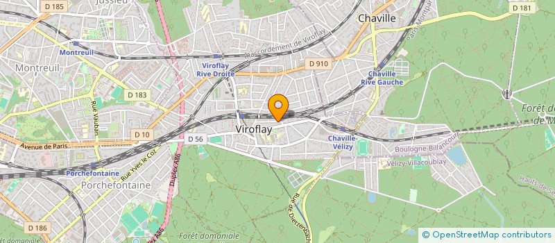 localisation de l'entreprise COSMIWEB  VIROFLAY