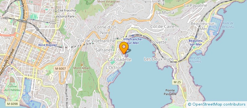 localisation de l'entreprise COSMO à VILLEFRANCHE-SUR-MER