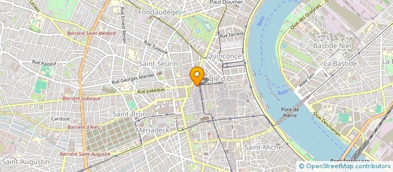 localisation de l'entreprise COSMO 62  BORDEAUX