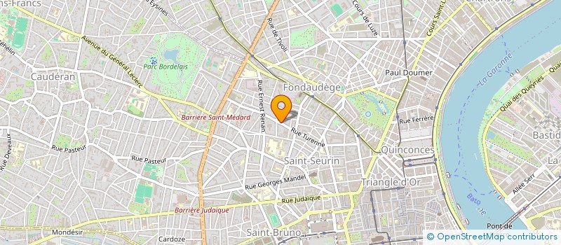 localisation de l'entreprise COSMO-ARCHIRENOVATION à BORDEAUX