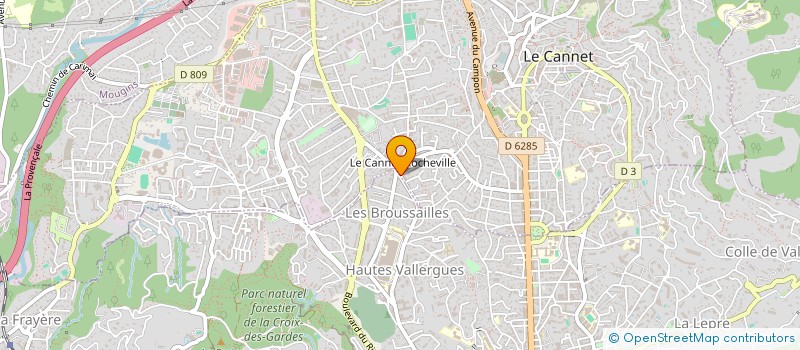 localisation de l'entreprise COSMO CLEAN à LE CANNET