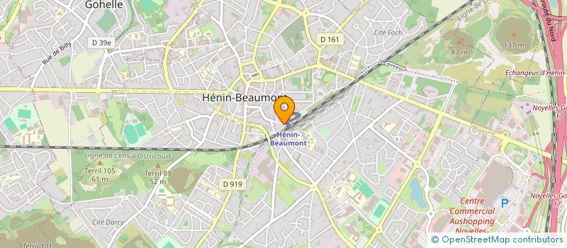 localisation de l'entreprise COSMO IMPORT EXPORT  HENIN-BEAUMONT