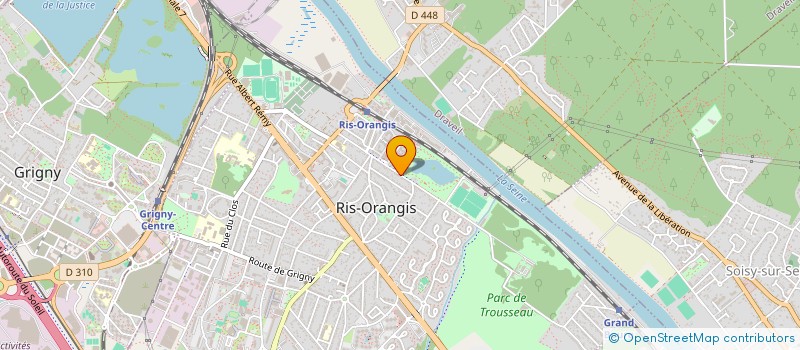 localisation de l'entreprise COSMO PLUS à RIS-ORANGIS