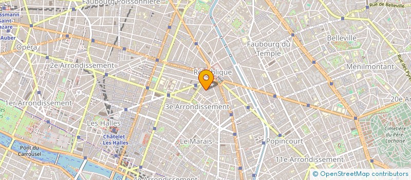 localisation de l'entreprise COSMO RETIS  PARIS