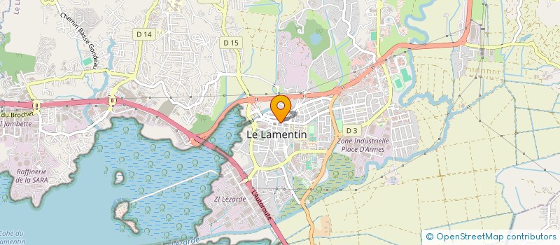 localisation de l'entreprise COSMO SAS  LE LAMENTIN