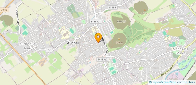 localisation de l'entreprise COSMO STARS  AUCHEL