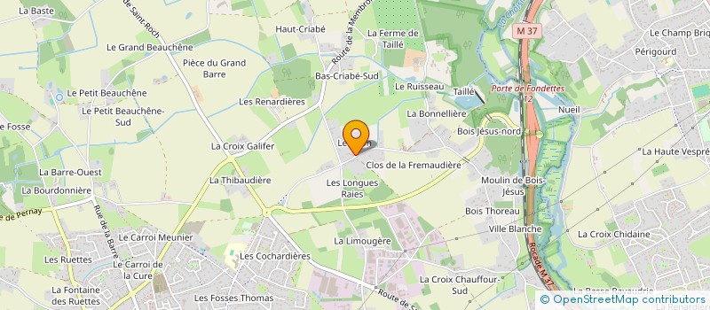 localisation de l'entreprise COSMOCAB à FONDETTES