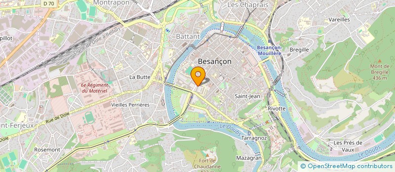 localisation de l'entreprise COSMOCARGO  BESANCON