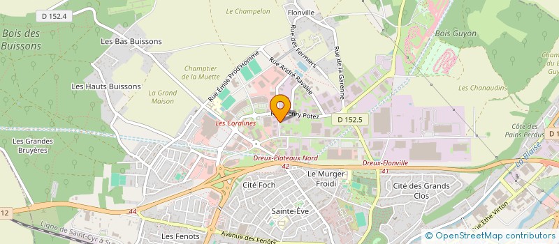 localisation de l'entreprise COSMOCHEM à DREUX