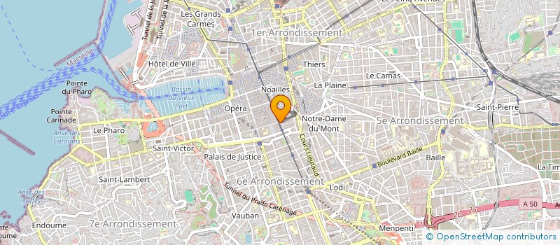localisation de l'entreprise COSMOCOIF 95 à MARSEILLE
