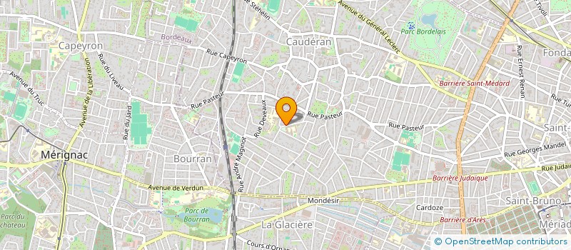 localisation de l'entreprise COSMODERMA  BORDEAUX