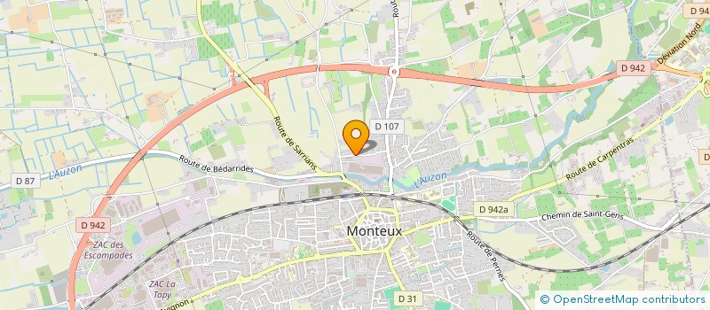 localisation de l'entreprise COSMODROME à MONTEUX