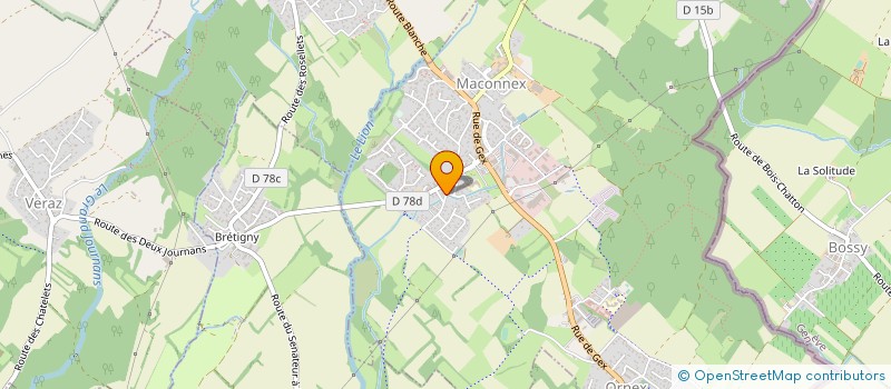 localisation de l'entreprise COSMOFEELING à ORNEX