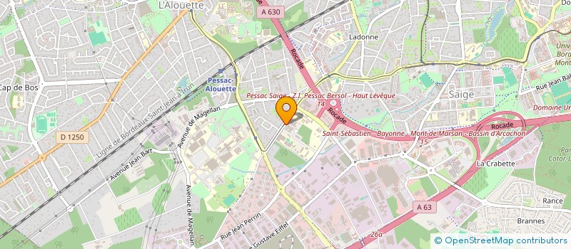 localisation de l'entreprise COSMOFIL SARL  PESSAC