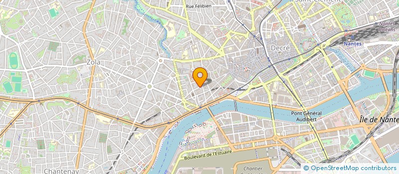 localisation de l'entreprise COSMOGRAFIA à NANTES