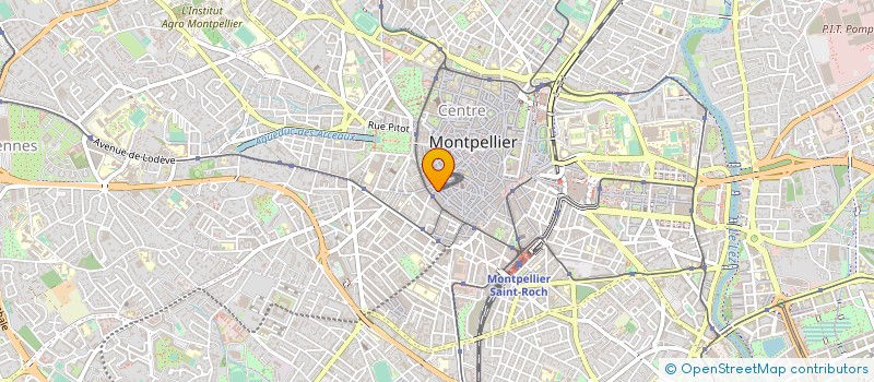 localisation de l'entreprise COSMOGRAPHE PRODUCTIONS à MONTPELLIER