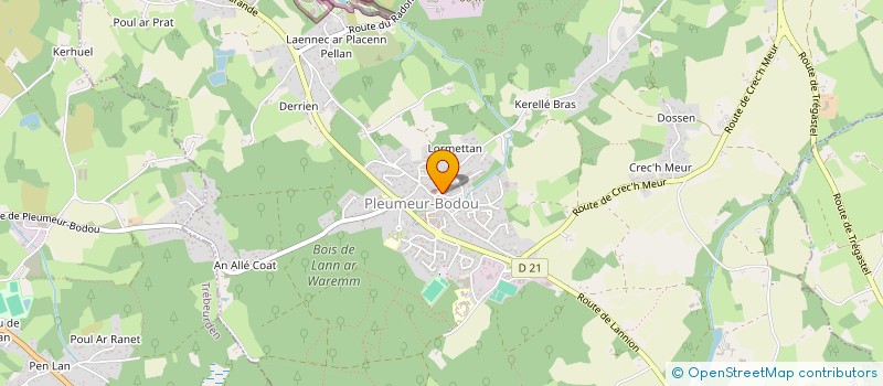 localisation de l'entreprise COSMOGYM  PLEUMEUR-BODOU