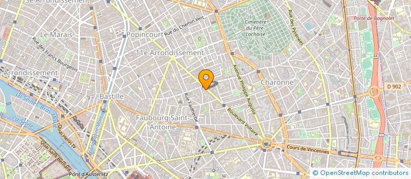 localisation de l'entreprise COSMONAUT 391  PARIS