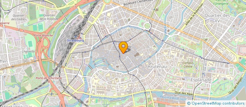 localisation de l'entreprise COSMONTRE à STRASBOURG