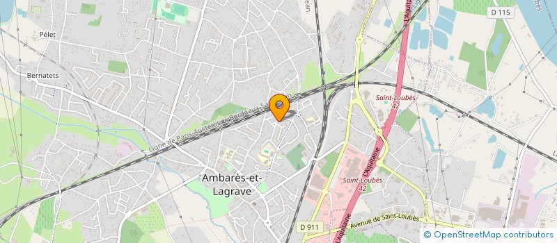 localisation de l'entreprise COSMOPAARK  AMBARES-ET-LAGRAVE