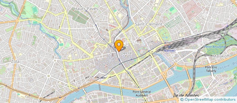 localisation de l'entreprise COSMOPHONE à NANTES
