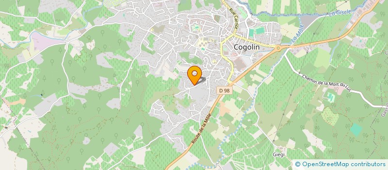 localisation de l'entreprise COSMOPOLIS  COGOLIN