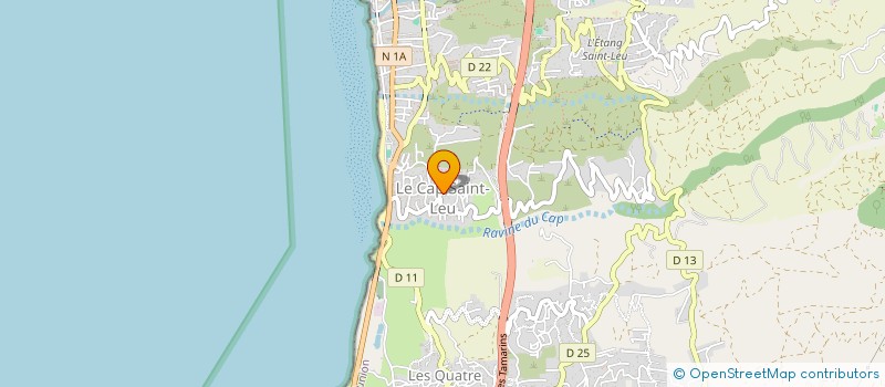 localisation de l'entreprise COSMOPOLIS FM  SAINT-LEU