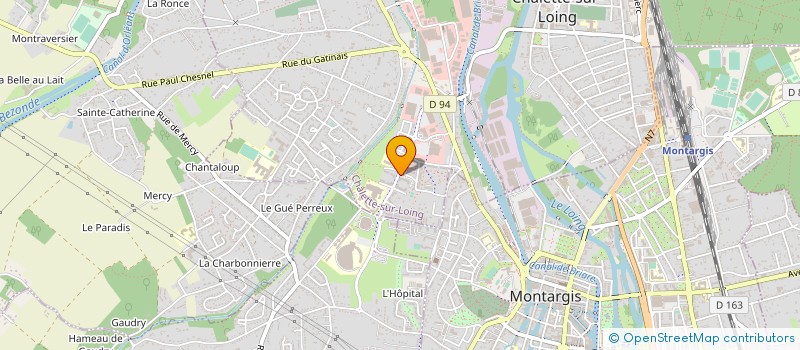localisation de l'entreprise COSMOPOLITAN à CHALETTE-SUR-LOING