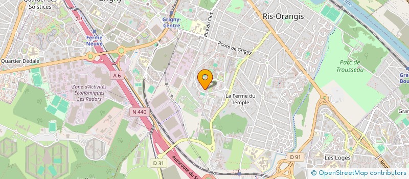 localisation de l'entreprise COSMOPOLITARIS à RIS-ORANGIS