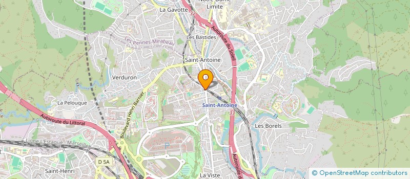 localisation de l'entreprise COSMOPOLITE à MARSEILLE
