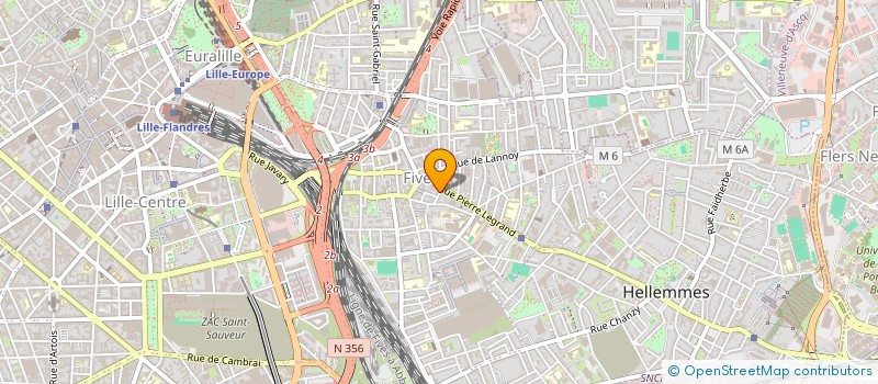 localisation de l'entreprise COSMOPOLITE à LILLE