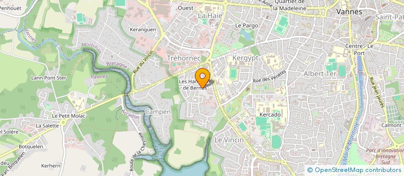 localisation de l'entreprise COSMORAMA PRODUCTIONS  VANNES