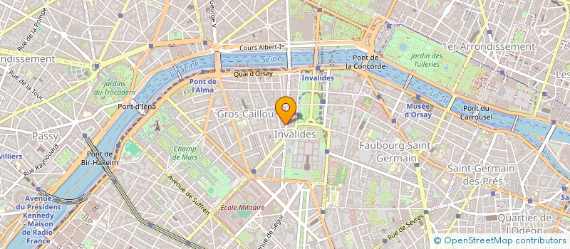 localisation de l'entreprise COSMOS  PARIS