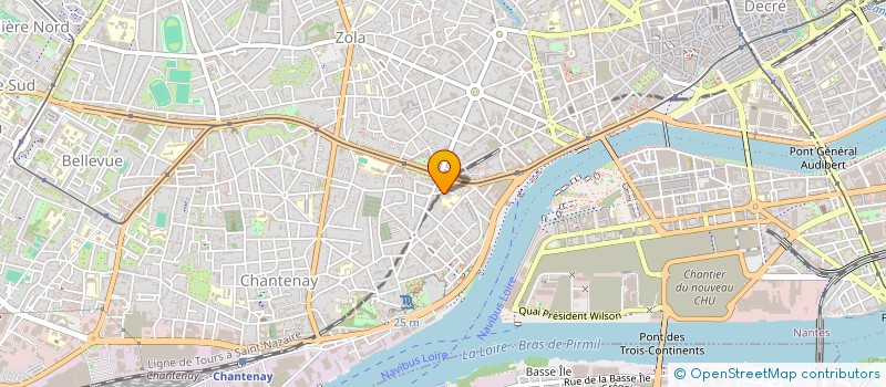 localisation de l'entreprise COSMOS 44 à NANTES