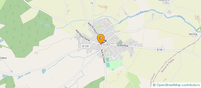 localisation de l'entreprise COSMOS  VASLES