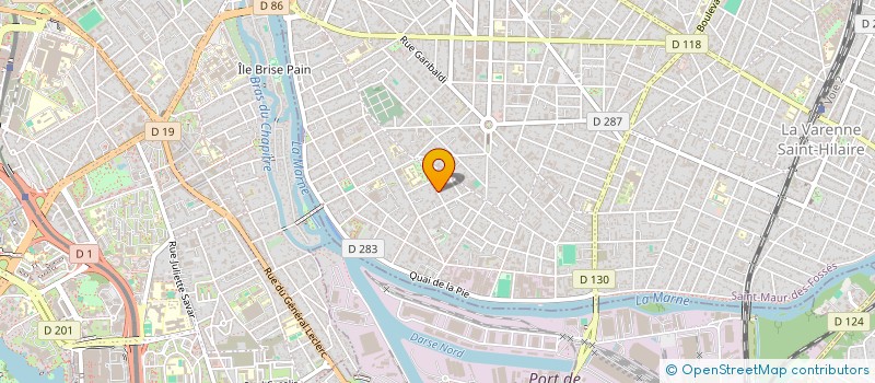 localisation de l'entreprise COSMOS à SAINT-MAUR-DES-FOSSES