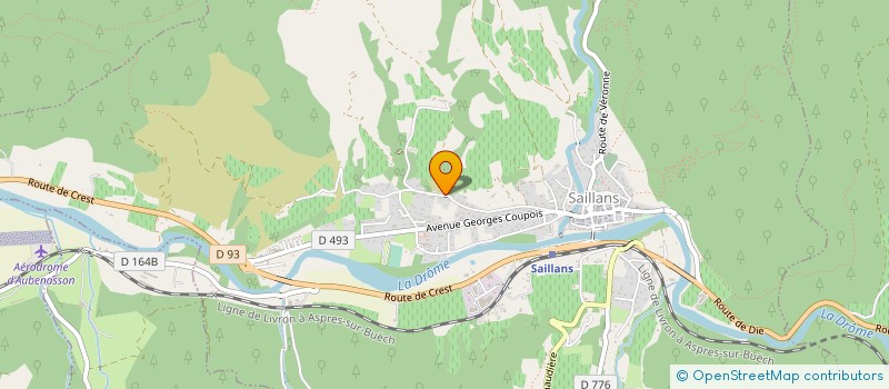 localisation de l'entreprise COSMOS  SAILLANS