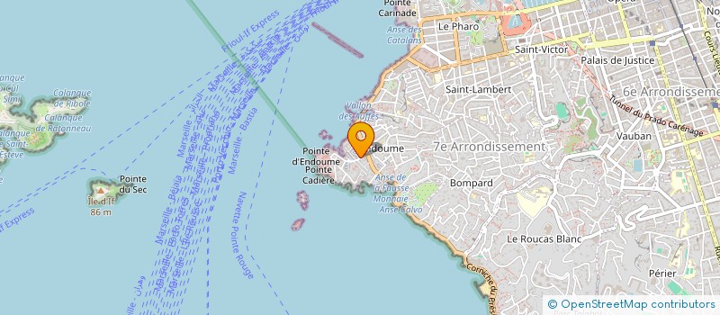 localisation de l'entreprise COSMOS à MARSEILLE