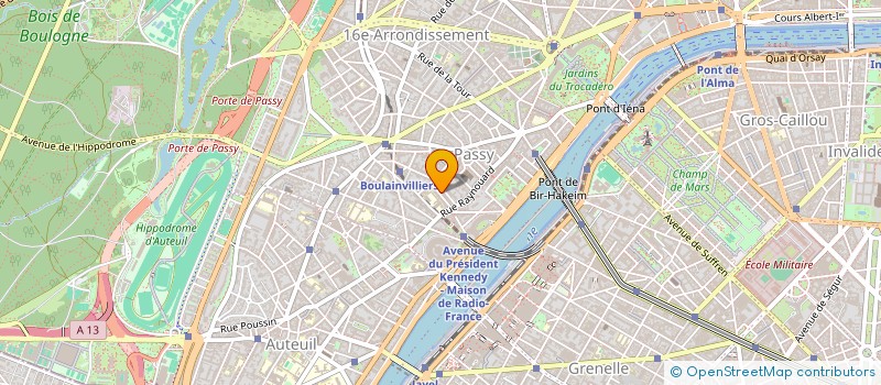 localisation de l'entreprise COSMOS  PARIS