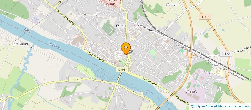 localisation de l'entreprise COSMOS ABMP  GIEN