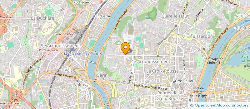 localisation de l'entreprise COSMOS CONSTRUCTION  VAULX-EN-VELIN