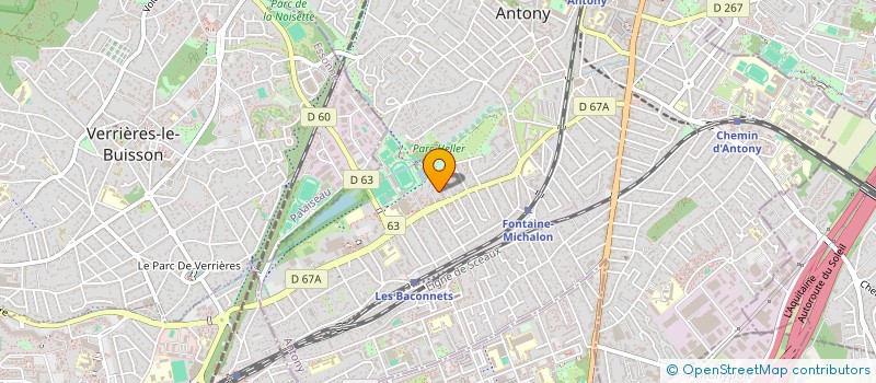 localisation de l'entreprise COSMOS EN OSMOSE à ANTONY