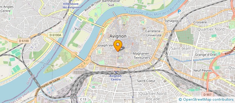 localisation de l'entreprise COSMOS ENTREPRISES ET COMMERCES à AVIGNON