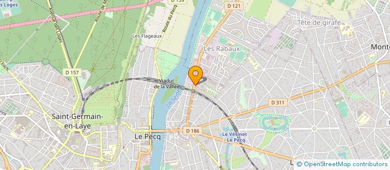 localisation de l'entreprise COSMOS FOODS à CHATOU