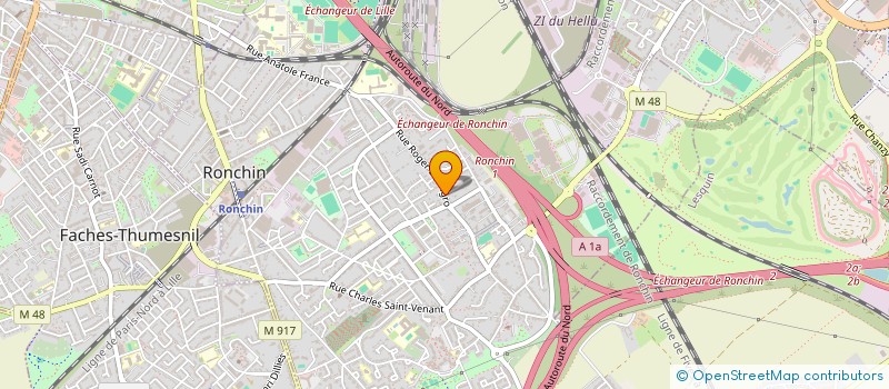 localisation de l'entreprise COSMOS INVEST à RONCHIN