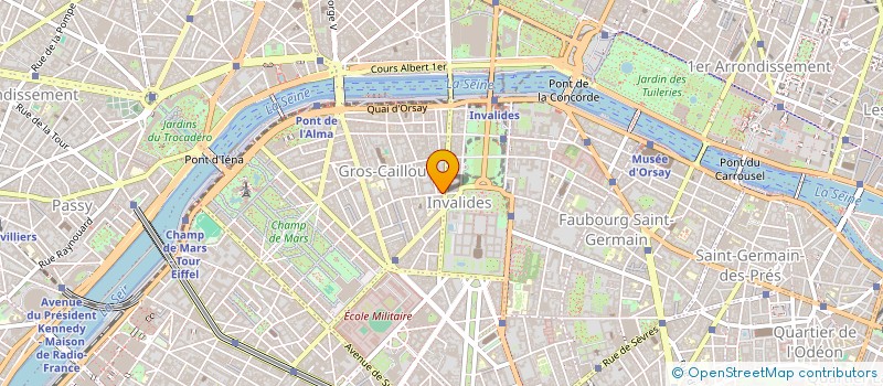 localisation de l'entreprise COSMOS PRIM  PARIS