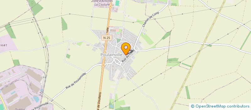 localisation de l'entreprise COSMOS RECORDS  POULAINVILLE